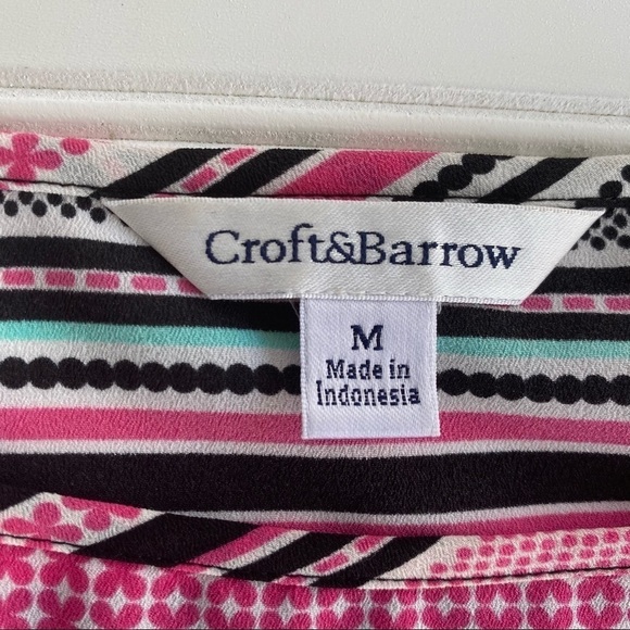 Croft & Barrow Dressy blouse Size Medium - Picture 5 of 9